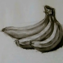 香蕉素描画怎么画 水果香蕉素描画画法 香蕉的素描教程图片