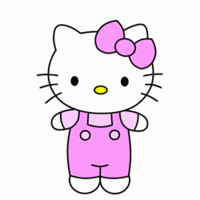 hellokitty简笔画步骤图hellokitty简笔画教程hellokitty怎么画儿童画