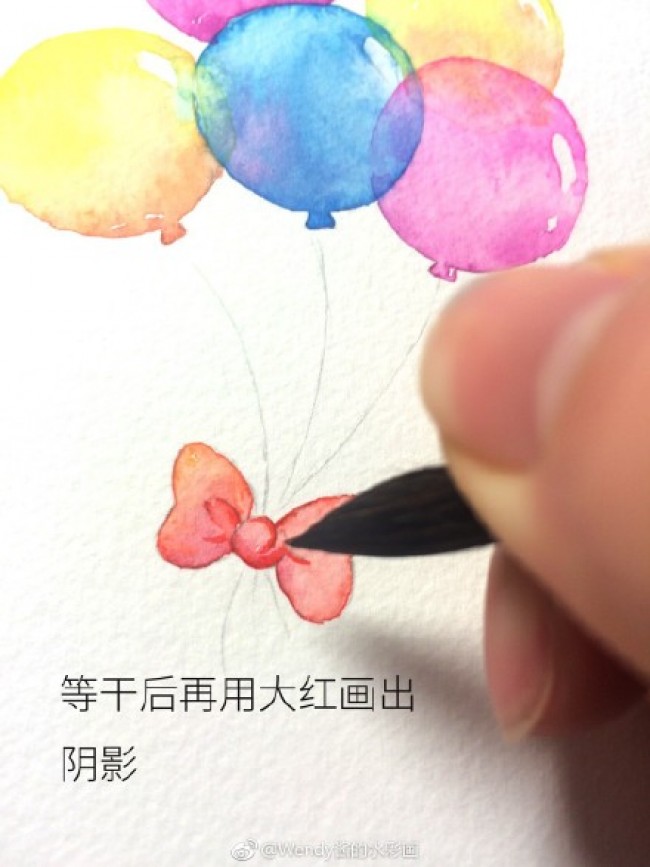 简单好看的气球水彩画图片气球水彩手绘教程零基础新手学水彩