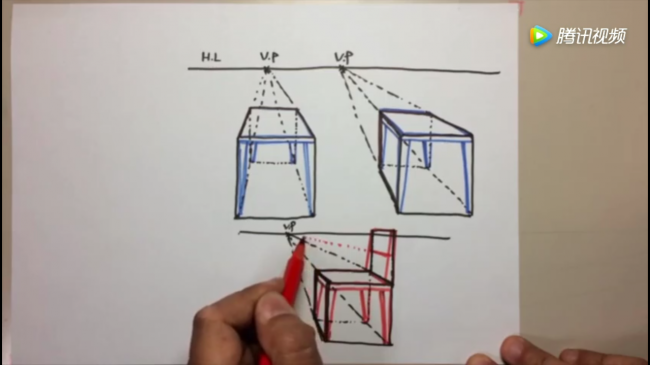 绘画透视入视频:几分钟让你零基础入门透视原理!