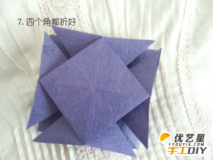 美丽的爱心花球手工diy 美丽的折纸花球diy手工教程_www.youyix.com