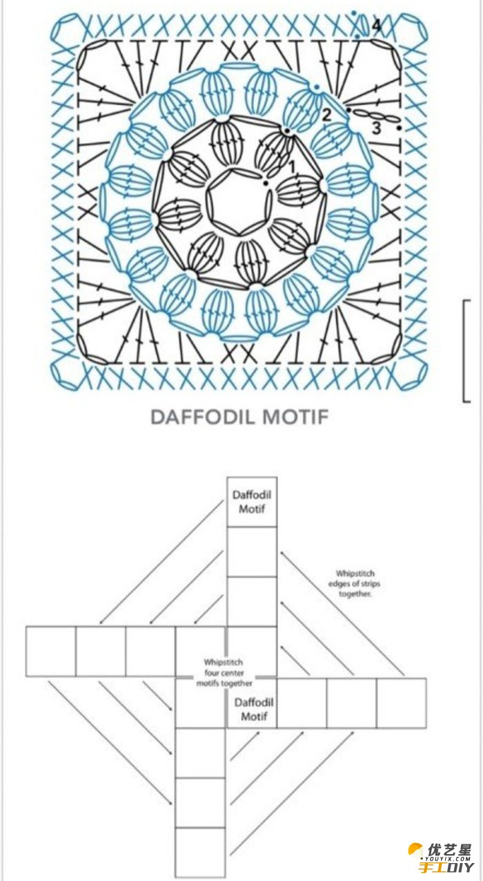 好看的钩花编织小手提袋手工教程图解 清新唯美的纯手工制作 简单实用的小毛呢提袋_www.youyix.com